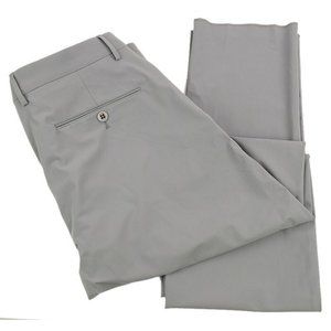 ZANELLA ACTIVE Mens Gray NOAH Slim Fit Stretch Tech Pants 32 Italy NWT